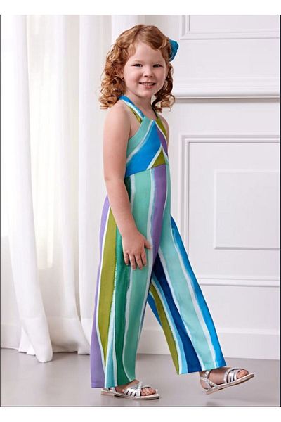 Abel & Lula Abel&lula girls chiffon jumpsuit 5270