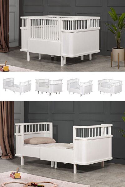 Setay Mdf Beşik, Trend Büyüyen Beşik 90x130 - Trend Büyüyen Karyola 90x190