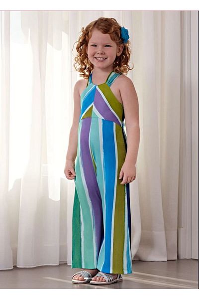 Abel & Lula Abel&lula girls chiffon jumpsuit 5270