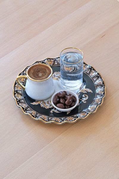 Glore Ragusa Gold Gilded Glass Pleasure Coffee Set