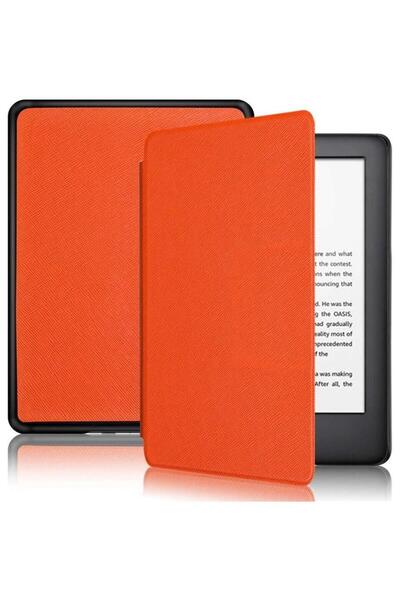 Amazon Kindle Paperwhite 4 - 10. Nesil 2018 Kitap Okuyucu Kılıfı Turuncu
