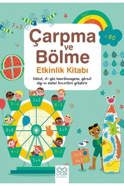 1001 Çiçek Kitaplar Çarpma ve Bölme Etkinlik Kitabı