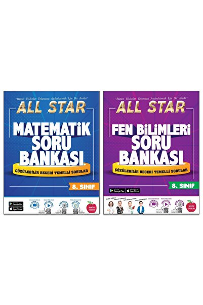 Newton Yayınları Newton 8. Sınıf Lgs Matematik Fen Bilimleri All Star Soru Ba...