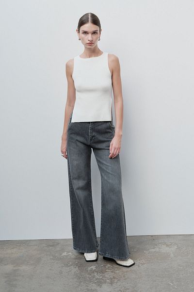 VATKALI Wide Leg Jean Trousers