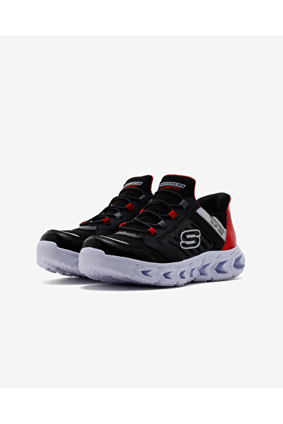 SKECHERS Slip-ins: Hypno-flash 2.0 - Odelux Büyük Erkek Çocuk Siyah Işıklı Spor Ayakkabı 403843l Bkrd