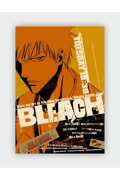 fırsatlar diyarı Bleach Anime Hd Manga Duvar Posteri - Kalın Kağıt - Çerçevesiz
