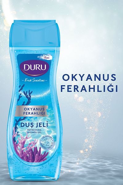 Duru Fresh Sensations Ocean Freshness Shower Gel 6 Pieces X 650 ml