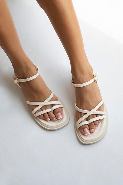 STRASWANS Sandale Flip Flops pentru damă Moniy bej