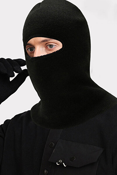 KISCHE Unisex Men's Women's Windproof Biker Winter Acrylic Knitwear Beanie Snow Mask