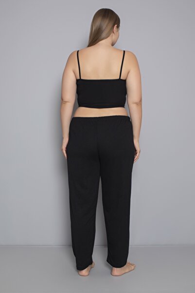 Orly More Μεγάλο μέγεθος Γυναικείο βαμβακερό ελαστικό ύφασμα μέσης χωρίς τσέπες