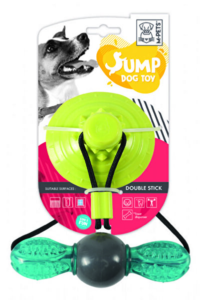 M-PETS Jump Double Stick Ödül Hazneli Vantuzlu Köpek Oyuncağı