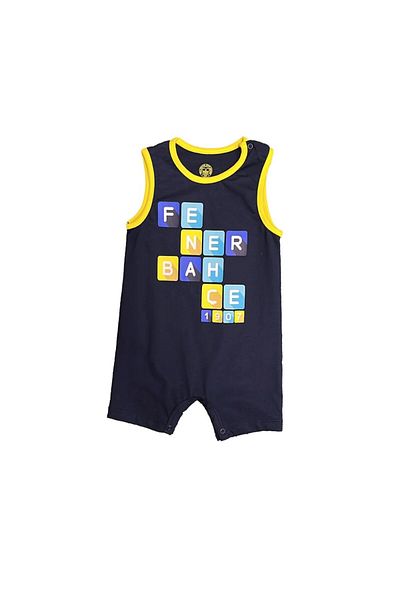 Fenerbahçe Licensed Navy Blue Baby Jumpsuit