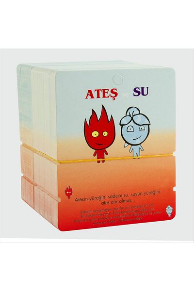 Bijuteri Net 2 Pieces Fire and Water Bracelet Card