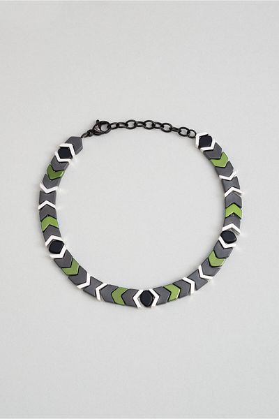 So CHIC... Colorful Hematite Stone 21 cm Steel Men's Bracelet