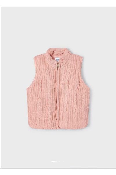 MAYORAL Girl's Knitted Zippered Vest 4314