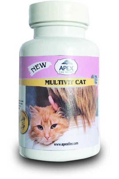 Apex ​Apex Multivit Cat Kediler İçin Multivitamin 75 Tablet