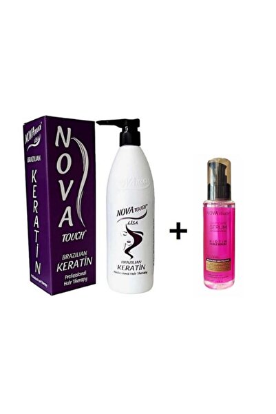 Nova Touch Nova Brezilya Fönü Keratin 700 ML + Biotin Saç Serum 100 ML