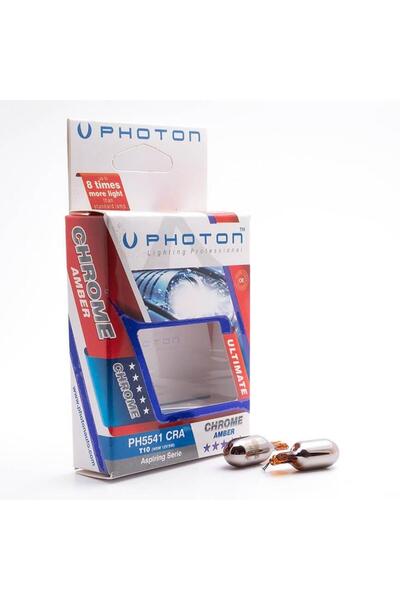 Photon T10 W5w Chrome 12v Natural Amber