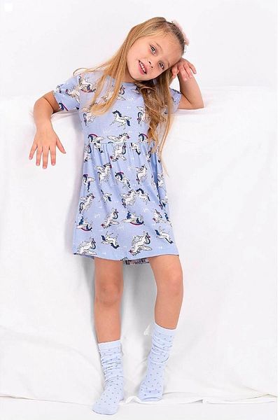 ROLY POLY 2419 فستان نوم بناتي باللون الأزرق