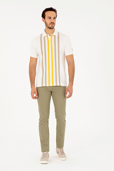 U.S. Polo Assn. Erkek Haki Jean Pantolon 50280518-VR027