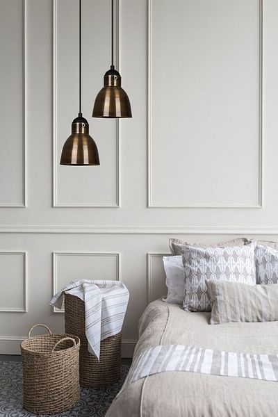 Bamyum Brock Antique Color Metal Pendant Lamp Chandelier Modern Hall Restaurant Living Room Bedroom Lighting Model