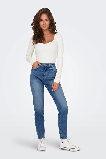 ONLY 15283925 Onlemıly Stretch Hw St Ak Dnm Cro571noos Γυναικείο τζιν παντελόνι