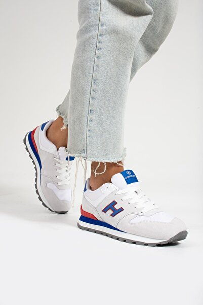 Hammer Jack White Sax - Colombia Genuine Leather Women's Sneakers