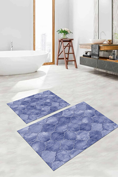 Napoli Home Σετ τουαλέτας με ψηφιακή εκτύπωση, αντιολισθητική βάση, με μοτίβο...