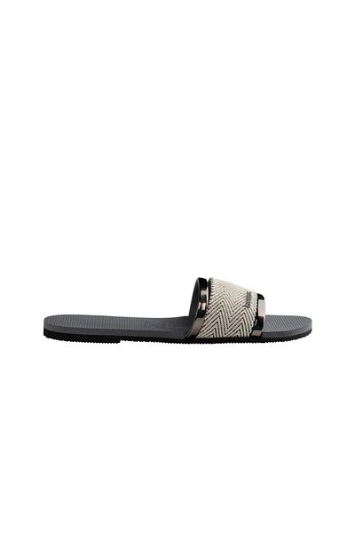 Havaianas You Trancoso Premium Steel Gray Silver Women's Slippers