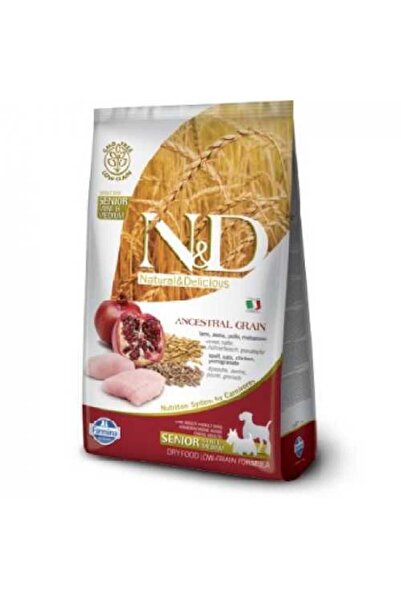 N&D Düşük Tahilli Senior Tavuk Ve Narli Orta Ve Büyük İrk Yaşli Köpek Mamasi ...