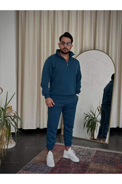 Combineman35 Polo Neck Unisex Tracksuit Set - Zippered