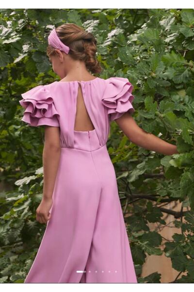 Abel & Lula Kız Çocuk şifon tulum 5261