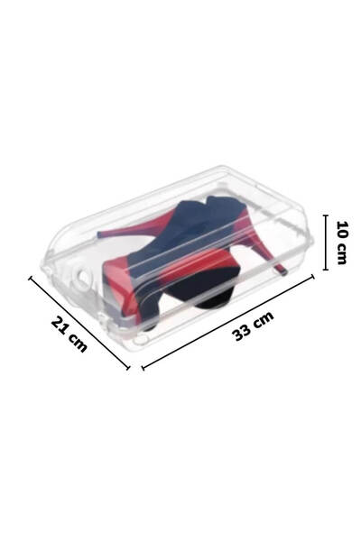 Piev Women's Shoe Storage Organize Box 6 Pieces