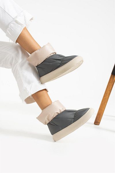 ShoeTek Seina Γυναικείες Μπότες & Μποτάκια Πλεκτά Αστραγάλου Ύφασμα Parachute