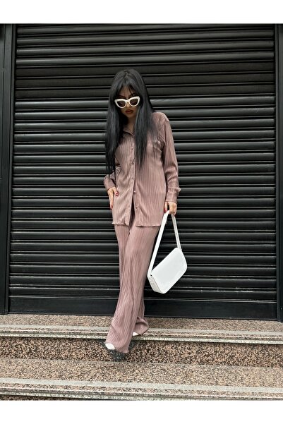 moneta boutique Жіночі плісировані гольфи та комфортні штани з еластичною талією