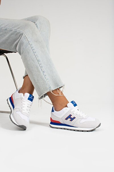 Hammer Jack White Sax - Colombia Genuine Leather Women's Sneakers