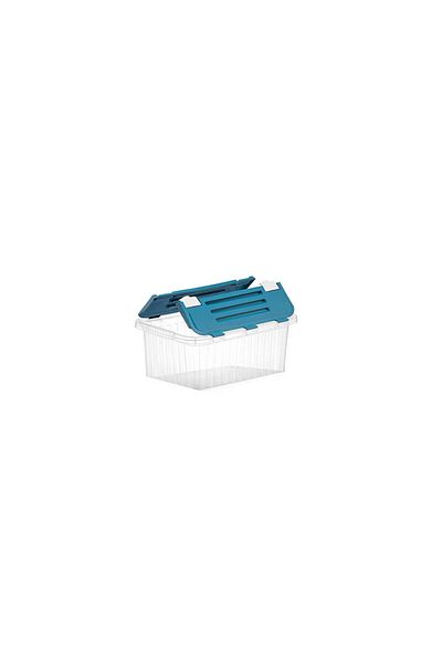 Piev Transparent Double Lid Split Box 10 Lt