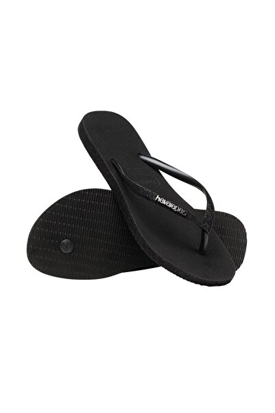 Havaianas Slim Sparkle II Μαύρες Γυναικείες Παντόφλες