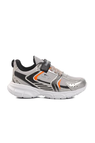 Slazenger Kendall-F Grey-Black Unisex Kids Sneakers