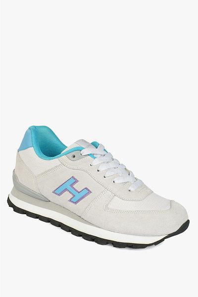Hammer Jack White Blue Women's Sneakers - Genuine Leather, Peru