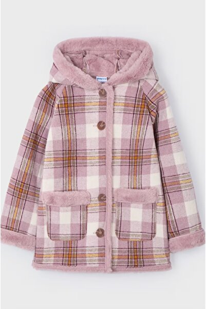 MAYORAL Checkered Coat for Girls