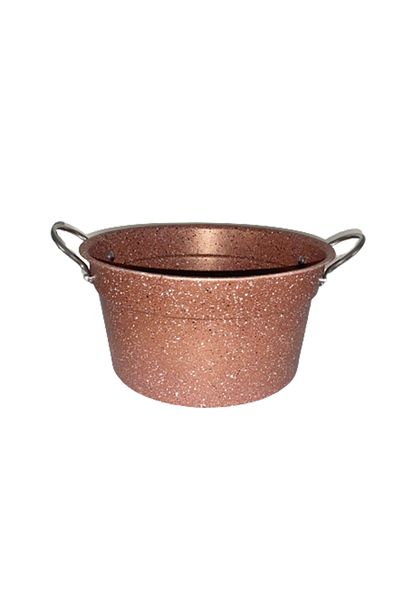 Piev Şan Granite Handled Strainer Copper