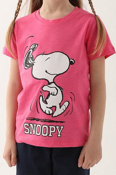 ROLY POLY Looney Tunes 640 Snoopy Fuchsia Color Girl's Capri Set