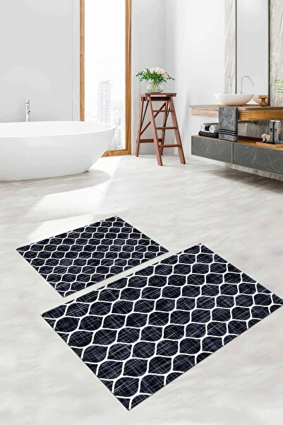 Napoli Home Σετ τουαλέτας με ψηφιακή εκτύπωση, πλενόμενο, απλό μοτίβο κούπας,...