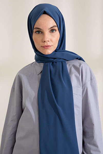 PURESCARFS Μεταξωτό σάλι Indigo Medina