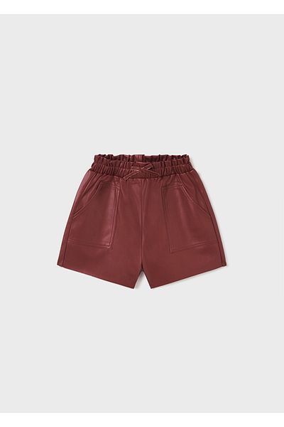 MAYORAL pantaloni scurți din piele artificială pentru fete 7206