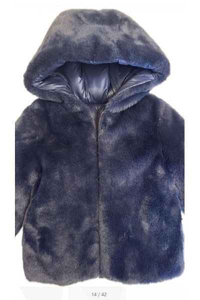 Abel & Lula Abel&lula girl's double-sided fur coat 5870