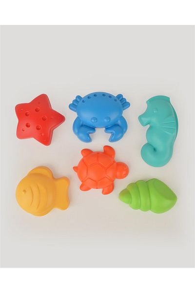 lets be child Lc Toy Sea Animals Sand Mold - Pack of 6