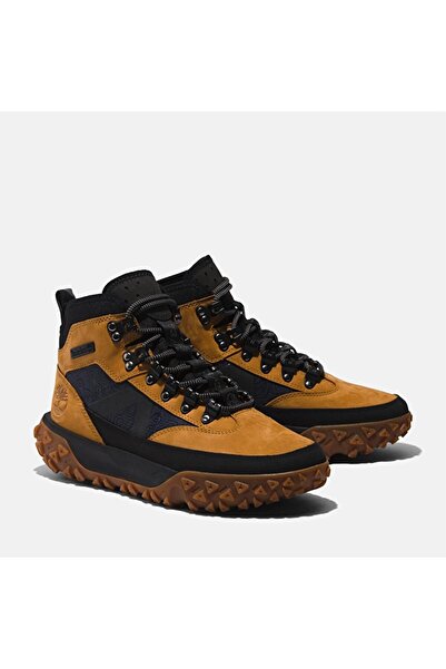 Timberland Mid Lace Up Waterproof Hiking Sarı Bot