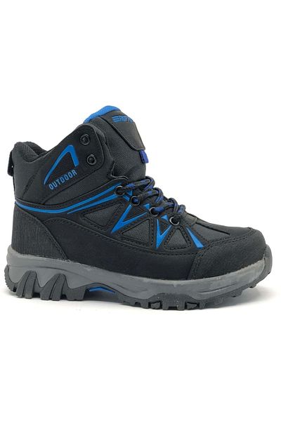 Kids Club Shoes Ruffon 2301 Outdoor Rubber Αντιολισθητική Ορθοπεδική Σόλα Παιδικές Μπότες ΜΠΛΕ